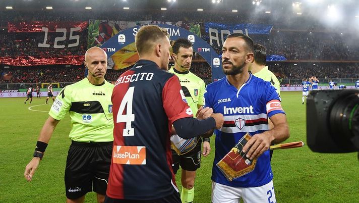 Quagliarella, l’annuncio del ritiro durante lo speciale per il derby della Lanterna - immagine 1