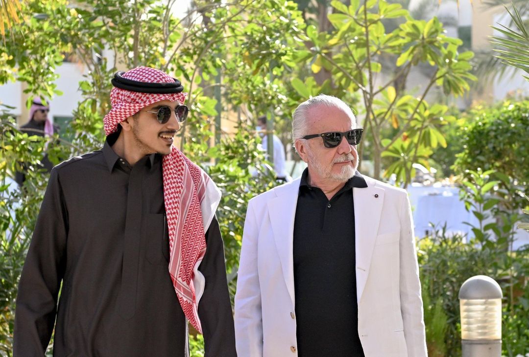 Il presidente ha ringraziato l'Al-Shabab per l'ospitalità di questi giorni agli allenamenti