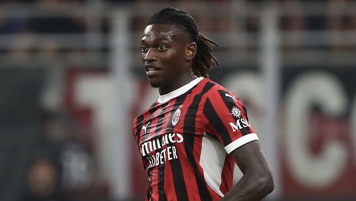 Rafael Leao (attaccante AC Milan), qui durante Milan-Torino 2-2 (Serie A 2024-2025) | News (Getty Images) Rafael Leao AC Milan Milan-Torino 2-2 Serie A 2024-2025