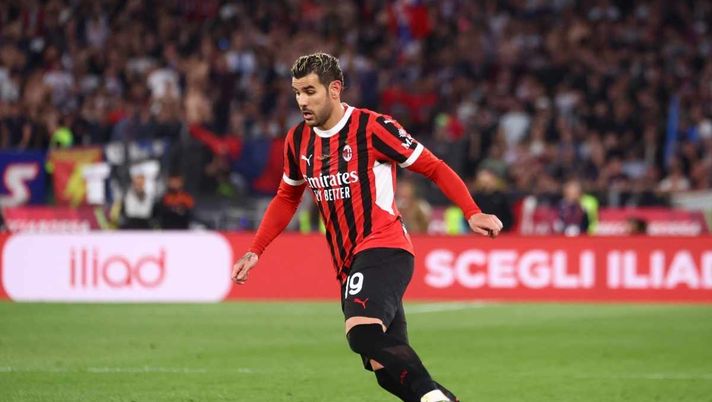 Theo Hernández AC Milan Milan-Bologna 0-1 Coppa Italia 2024-2025