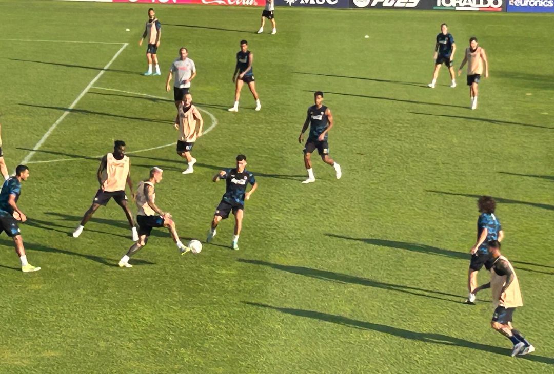 GALLERY Partitella in famiglia per gli azzurri: le immagini dell’allenamento- immagine 1