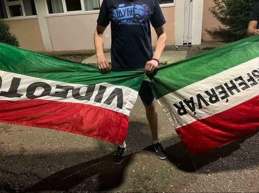 Europei, ultras montenegrini rubano striscioni agli ungheresi a Podgorica…- immagine 3