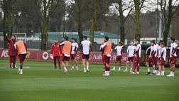 Trigoria, l’allenamento a due giorni dall’Az Alkmaar – FOTO GALLERY