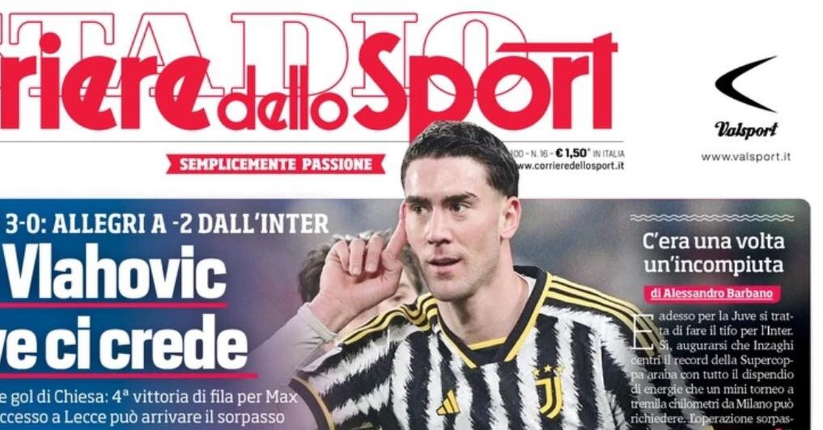 LA PRIMA PAGINA DEL CORRIERE DELLO SPORT: “Napoli Scatenato, Ecco L ...