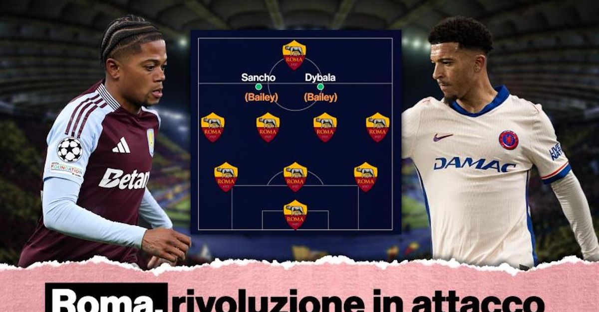 Calciomercato Roma, ecco come giocherà con Bailey e Sancho | VIDEO Calciomercato Roma, ecco come giocherà con Bailey e Sancho | VIDEO