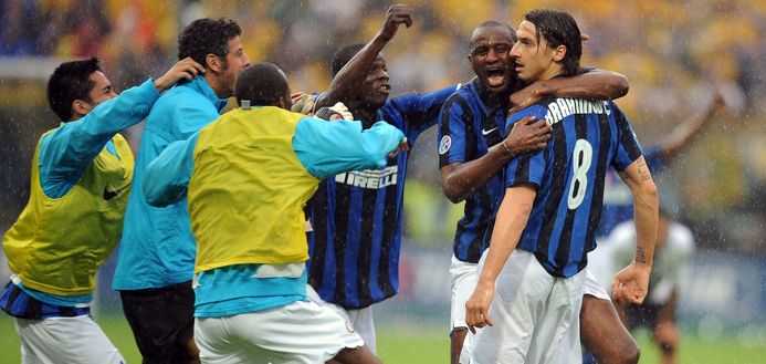 Zlatan Ibrahimovic e Patrick Vieira