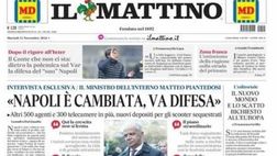 PRIMA PAGINA IL MATTINO OGGI: “Conte, dietro la polemica sul Var la difesa del suo Napoli”