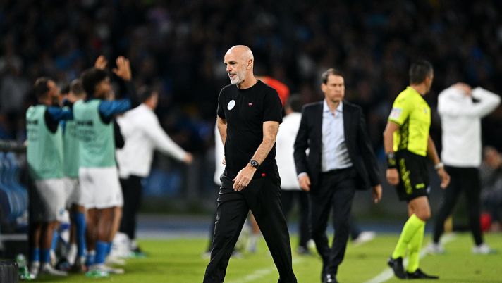 Stefano Pioli AC Milan Napoli-Milan 2-2 Serie A 2023-2024