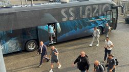 Lazio-Atromitos, l’arrivo dei biancocelesti allo Scopigno – VIDEO