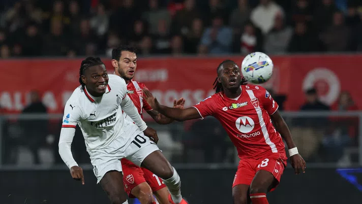 Rafael Leao AC Milan Monza-Milan 0-1 Serie A 2024-2025