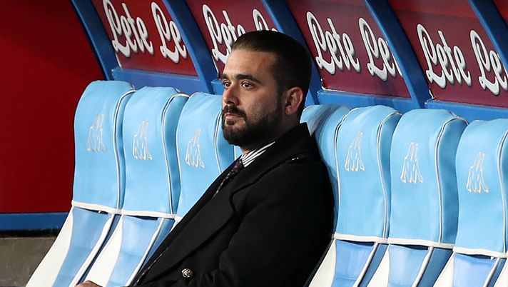 NAPLES, ITALY - NOVEMBER 09: Edoardo De Laurentiis SSC Napoli vice-president before the Serie A match between SSC Napoli and Genoa CFC at Stadio San Paolo on November 09, 2019 in Naples, Italy. (Photo by Francesco Pecoraro/Getty Images) Bari, De Laurentiis: “Polito e Mignani sono nostri! Fiero del San Nicola stracolmo” - immagine 1