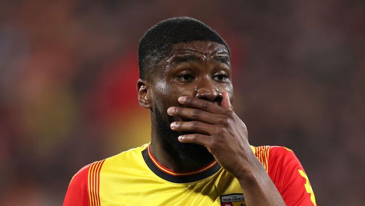 LENS, FRANCE - FEBRUARY 15: Kevin Danso of RC Lens during the UEFA Europa League 2023/24 Knockout Round Play-offs First Leg match between RC Lens and Sport-Club Freiburg at Stade Bollaert-Delelis on February 15, 2024 in Lens, France. (Photo by Alex Pantling/Getty Images) Juve, il Lens non accetta le condizioni per Danso: i bianconeri virano su altri obiettivi - immagine 1