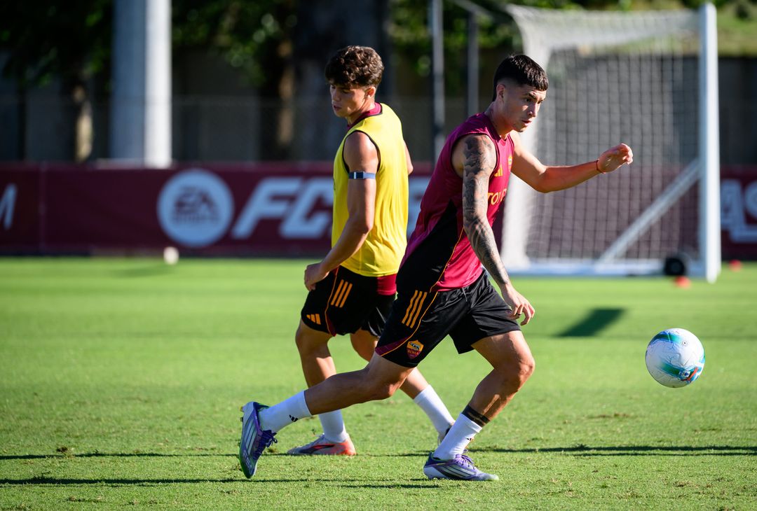 Raduno Roma, il primo allenamento di Wesley e Vasquez a Trigoria- FOTO GALLERY - immagine 28