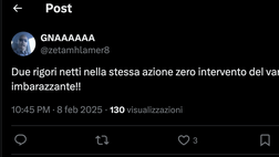 Torino-Genoa 1-1, Le reazioni social: “Due rigori lampanti. VAR imbarazzante”
