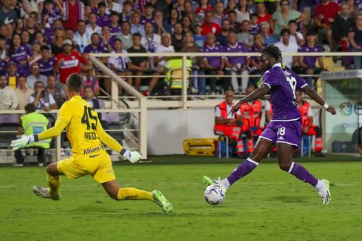 GERMOGLI PH: 31 AGOSTO 2023 FIRENZE STADIO ARTEMIO FRANCHI PLAY OFF UEFA CONFERENCE LEAGUE FIORENTINA VS RAPID VIENNA NELLA FOTO NZOLA L’ora di Nzola. L’Atalanta per confermare l’ottima statistica- immagine 2