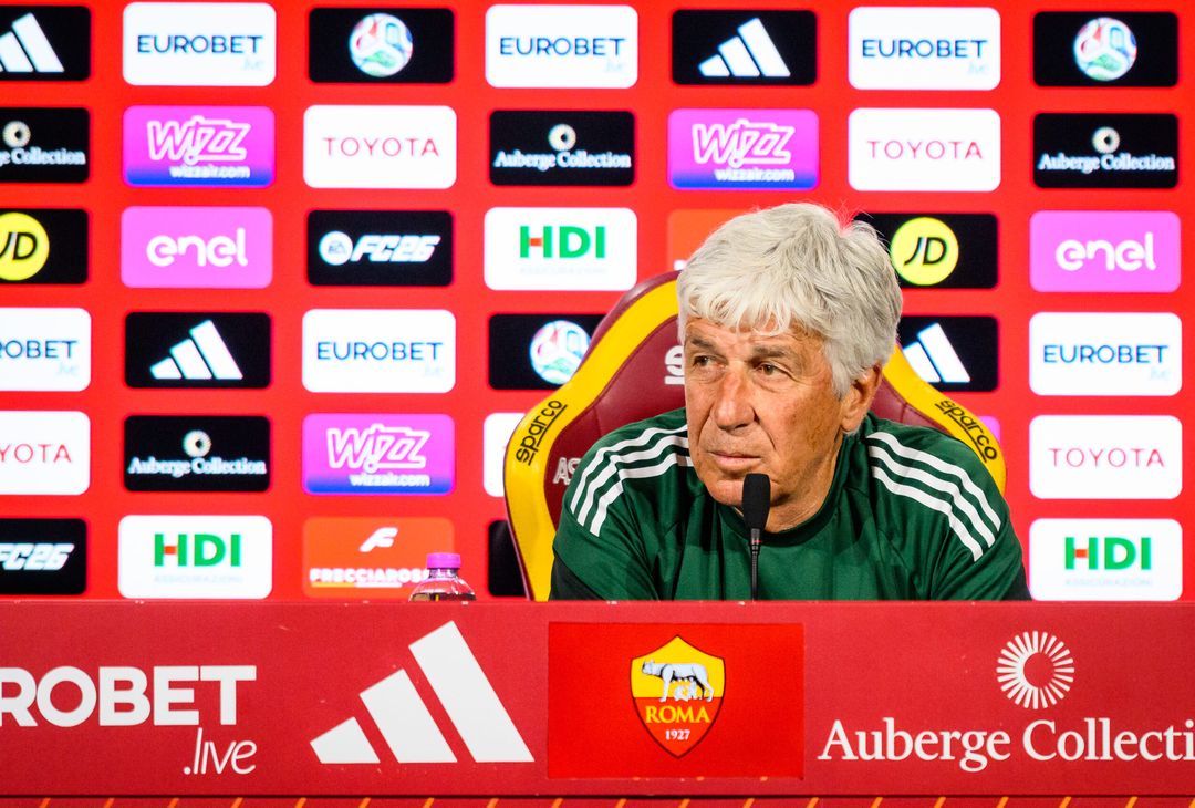 Bologna-Roma, la conferenza stampa di Gian Piero Gasperini – FOTO GALLERY - immagine 9