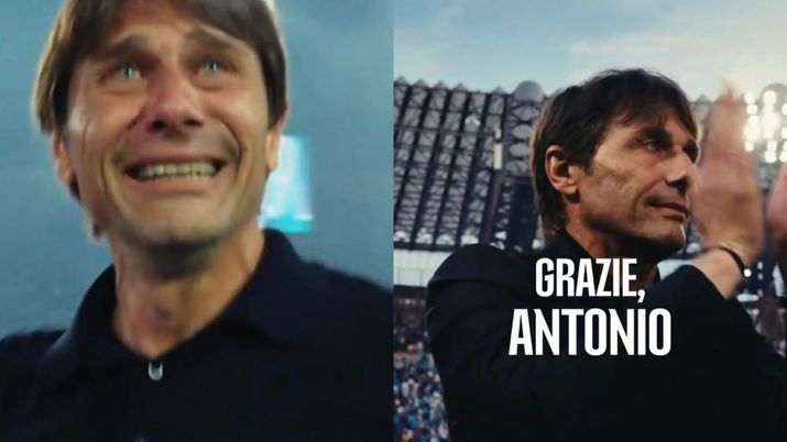 Conte, l’emozionante omaggio del Napoli: “Abbiamo faticato e vinto insieme” – IL VIDEO - immagine 1
