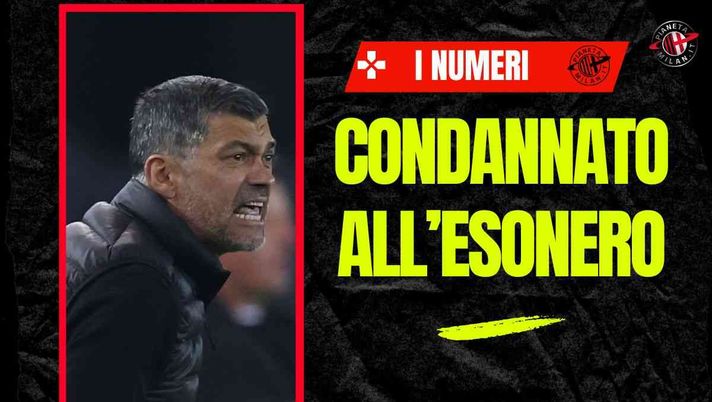 Milan, Conceicao si difende ma i numeri parlano chiaro: media peggiore di Fonseca