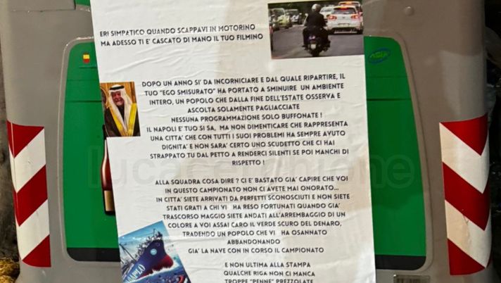 contestazione ultras napoli