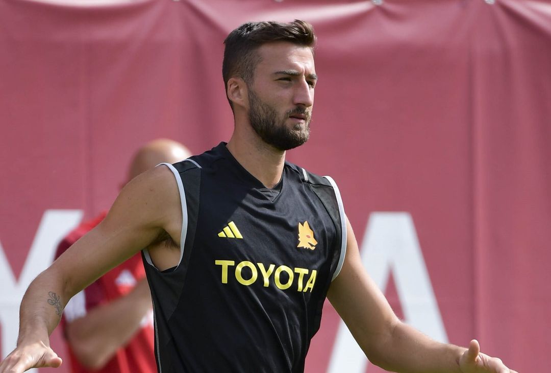 Roma, l’allenamento a Trigoria a due giorni dal big match con il Milan – FOTO GALLERY - immagine 17