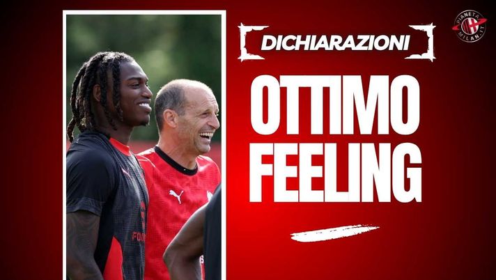 Leao: 'Tante buone sensazioni su Allegri. Può portare tanto al Milan'