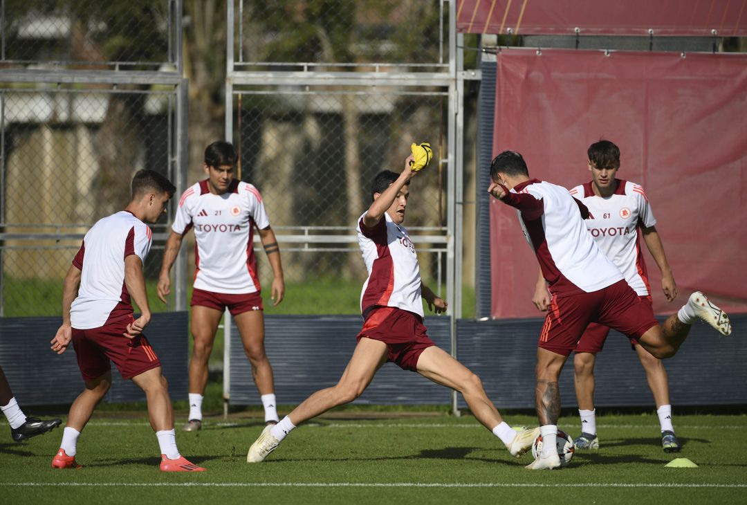 Roma, l’allenamento a Trigoria a tre giorni dall’Europa League – FOTO GALLERY - immagine 17