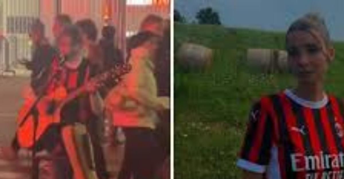 con te 232 pi249 bella milano la tifosa cantante del milan che incanta san siro da Pianetamilan.it con te 232 pi249 bella milano la tifosa cantante del milan che incanta san siro