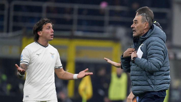 Pellegrini e Maurizio Sarri Pellegrini e Maurizio Sarri