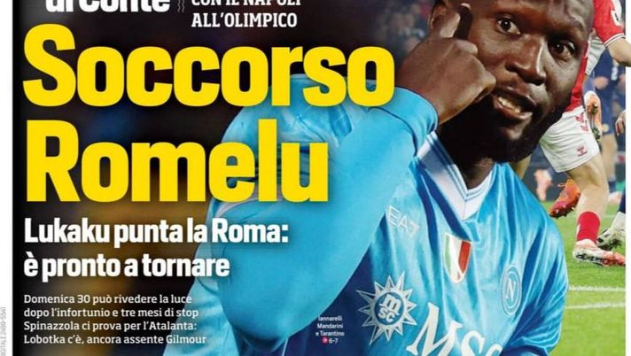 Il Napoli sui media: le prime pagine dei quotidiani di oggi- immagine 1