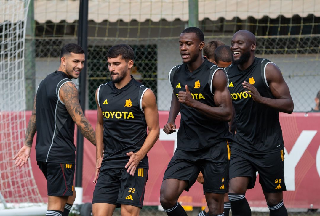 Roma, l’allenamento a Trigoria a due giorni dall’Empoli – FOTO GALLERY- immagine 1