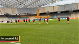 Panathinaikos-Roma, lo stadio ad Atene è un disastro: gru e spalti chiusi