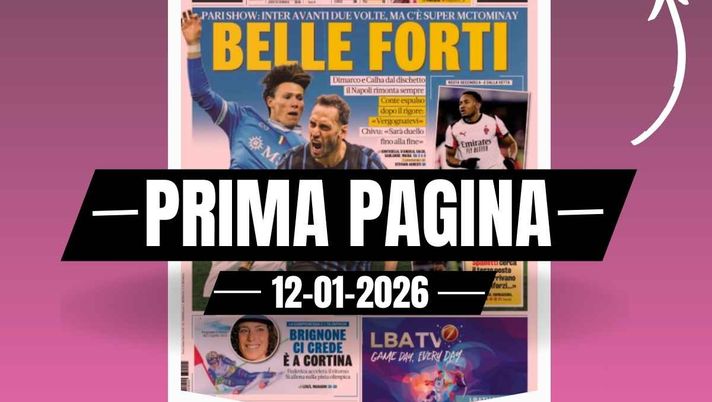 Prima pagina Gazzetta dello Sport: 'Pazzo Milan, si salva ancora. Allegri attacca'