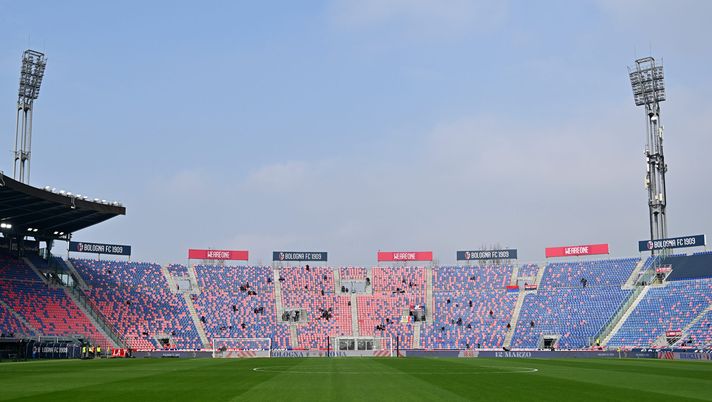 BOLOGNA, ITALY - MARCH 08: General view inside the stadium prior to the Serie A match between Bologna FC 1909 and Hellas Verona FC at Renato Dall'Ara Stadium on March 08, 2026 in Bologna, Italy. (Photo by Alessandro Sabattini/Getty Images) TBW METEO – Parzialmente nuvoloso al Dall’Ara - immagine 1