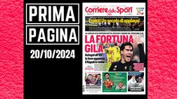 Prima pagina Corriere dello Sport: il Milan vince in dieci. Chukwueze gol. Leao fuori