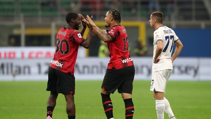 Noah Okafor e Musah AC Milan Milan-Lazio 2-0 Serie A 2023-2024