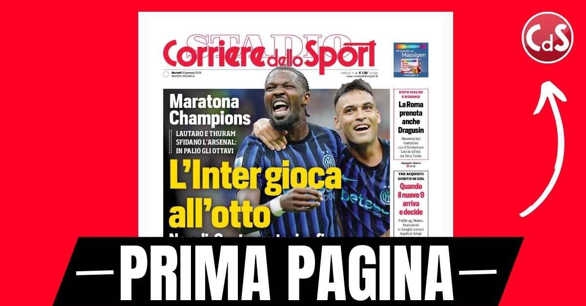 prima pagina corriere dello sport l8217inter gioca all8217otto napoli conte contro i gufi da Pianetamilan.it prima pagina corriere dello sport l8217inter gioca all8217otto napoli conte contro i gufi