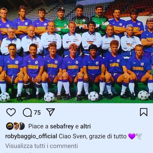 Anche Baggio ricorda Eriksson: “Ciao Sven, grazie di tutto”- immagine 2