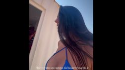 VIDEO / Valentina Vignali e il campo da basket a Dubai: “Ne ho trovato uno rosa ma…”