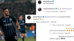 Dimarco e Stankovic incantano in Europa: siparietto sui social. E i tifosi si scatenano