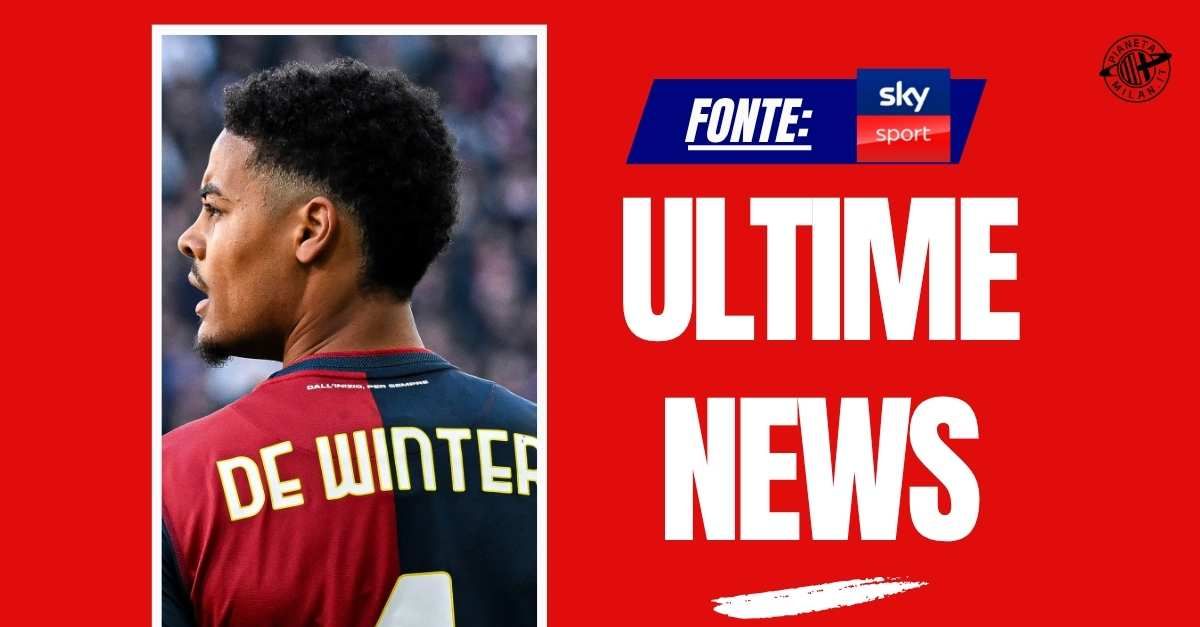 Di Marzio: “Il Milan spinge per De Winter: nome principale per sostituire Thiaw” Di Marzio: “Il Milan spinge per De Winter: nome principale per sostituire Thiaw”