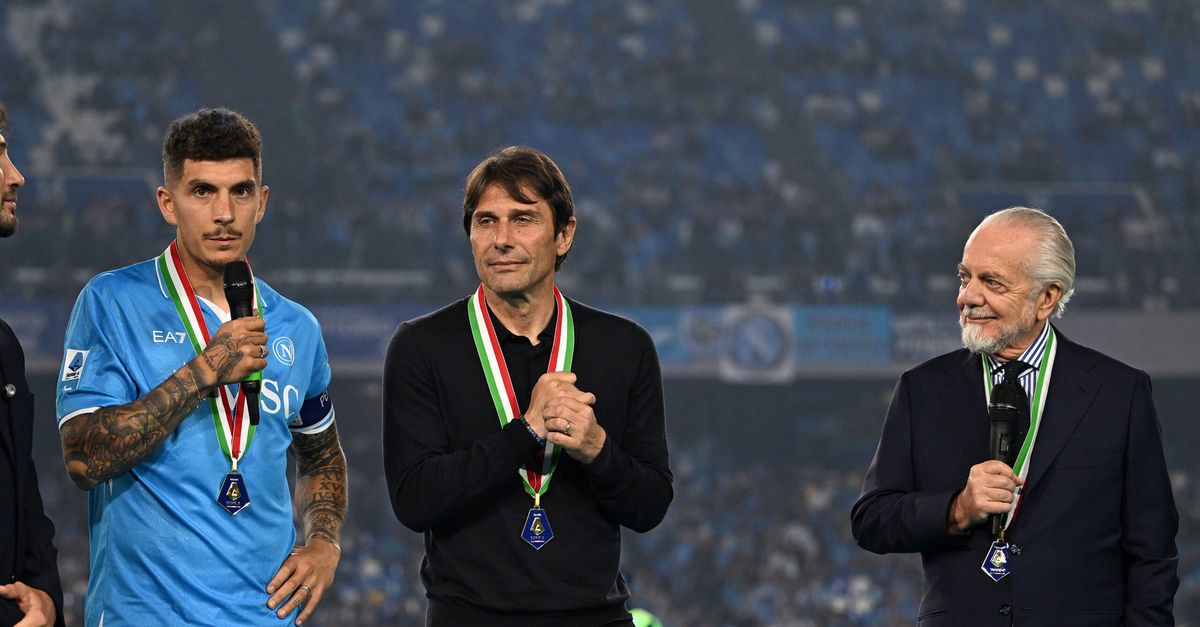 Conte via? De Laurentiis fa chiarezza: “Sintonia speciale tra me e lui”