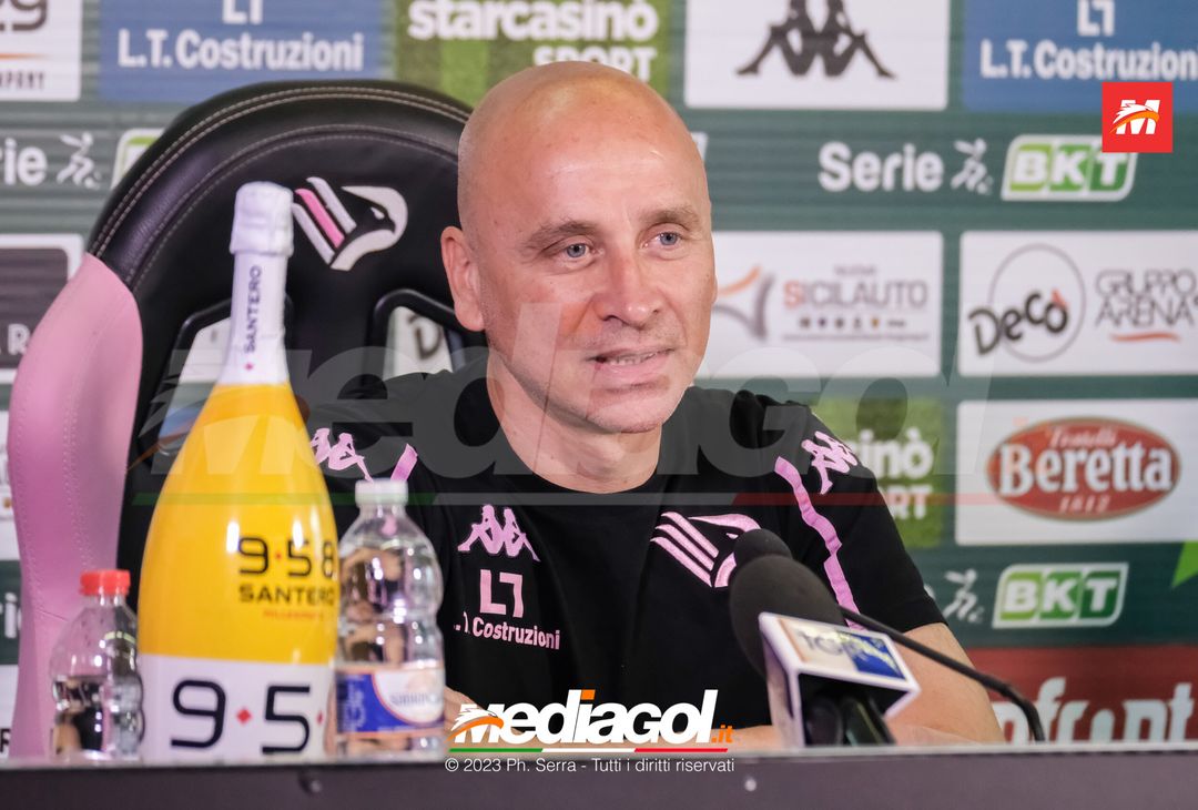 FOTO PALERMO, verso la Spal: Mister Eugenio Corini in conferenza stampa (GALLERY) - immagine 11