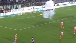 Cremonese-Inter, Audero colpito da un petardo lanciato dai tifosi nerazzurri! – VIDEO