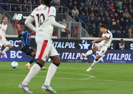 Bergamo, Italia - 28 ottobre 2025: Il gol di Samuele Ricci contro l'Atalanta. (Foto di Claudio Villa/AC Milan via Getty Images) Milan-Roma, dove vedere il big match in diretta tv e streaming LIVE- immagine 2