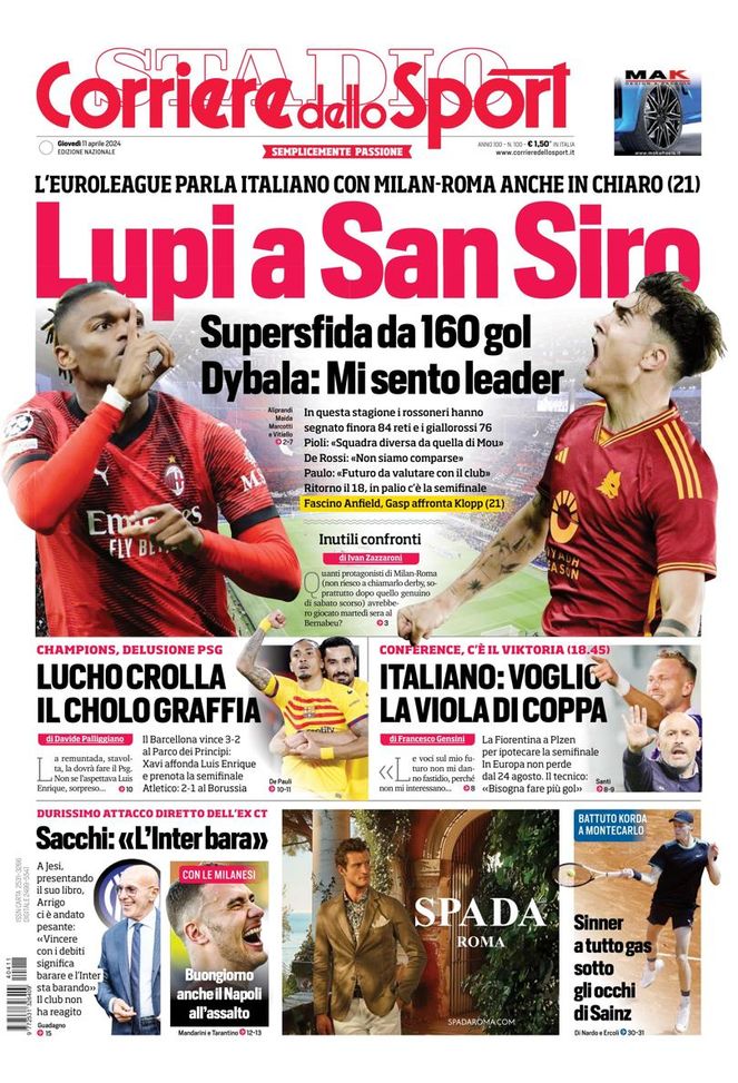 EDICOLA CDS – Sacchi ci va giù pesante: “L’Inter bara”. Il club non ha reagito EDICOLA CDS – Sacchi ci va giù pesante: “L’Inter bara”. Il club non ha reagito - immagine 1