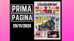 Prima pagina Gazzetta dello Sport: “Morata-Abraham, mancano troppi gol”