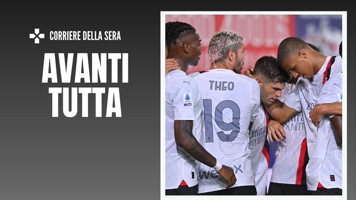 esultanza gol Pulisic AC Milan Bologna-Milan 0-2 Serie A 2023-2024