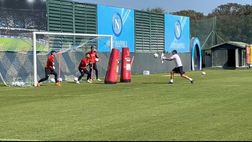 VIDEO Dura sessione di allenamento per i portieri in vista della Champions