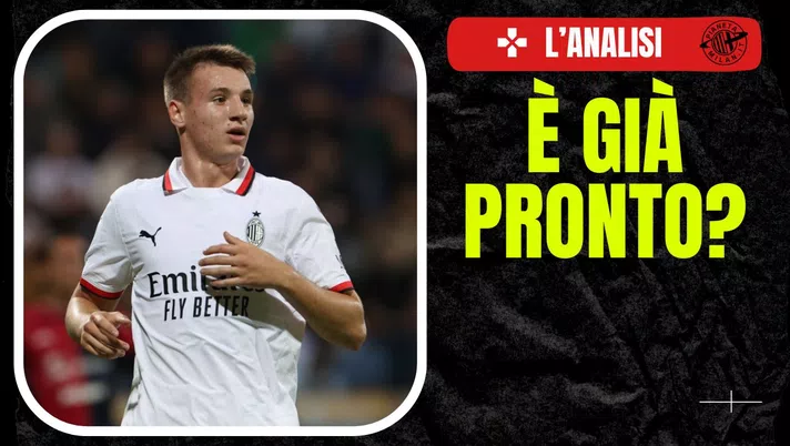 Francesco Camarda AC Milan Cagliari-Milan 3-3 Serie A 2024-2025