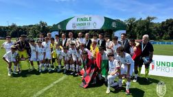La festa degli Under 13 del Milan: prima volta storica